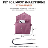 HAWEE Crossbody Bags for Women, Mini Cell Phone Cross body Purses Travel Wallet with Detachable Rope Strap