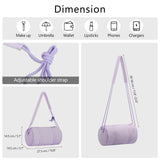 HAWEE Quilted Puffy Crossbody Bag for Women, Lightweight Water-Resistant Nylon Hobo Shoulder Purse Soft Fluffy Handbag for Daily Use - KAMO