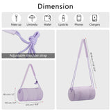 Quilted Puffy Crossbody Bag for Women, Lightweight Water-Resistant Nylon Hobo Shoulder Purse Soft Fluffy Handbag for Daily Use - KAMO