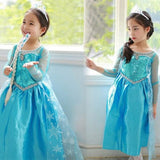 HAWEE Princess Dress Queen Costume Halloween Cosplay Dress up for Toddler Girls with Accessories - KAMO