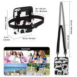 HAWEE Multifunction Phone Bag One Shoulder Phone Waist Bag Diagonal Cross Bag Smart Phone Case Outdoor Bag Triple Zip Hipster - KAMO