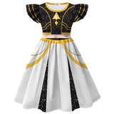 Girl Pop Singer Costume Demon Hunter Dress Dancer Dress Up Halloween Cosplay 3-14 Years - KAMO