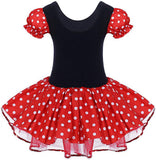 Minnie Costume Baby Girl Dress Mouse Ear Headband Polka Dot Dress - KAMO