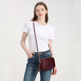 HAWEE Quilted Crossbody Purses for Women Trendy Small Crossbody Shoulder Handbags Clutch Purse Satchel Camera Bag