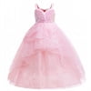 KAWELL Good Witch Glinda Costume Girls Pink Tulle Princess Dress Toddler Halloween Costumes Witch Cosplay Outfit - KAMO