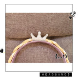HAWEE Princess Dress up Wigs, Princess Long Braided Wig Headbands with Tiara Flowers Adorn for Girls Costume Accessories, 29 Inch