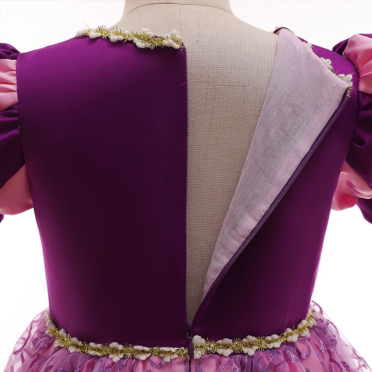 KAWELL Classic Rapunzel Princess Dress Up Costume - KAMO
