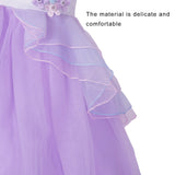 KAWELL Unicorn Princess Tulle Flower Pageant Christmas Girl's Fancy-Dress Costume for Child, 9-10 Years - KAMO