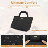 HAWEE Nylon Puffer Tote Bag for Women, Lightweight Crossbody Bags for Women, Quilted Puffer Tote Handbags for Daily Use,Shop,Travel