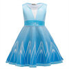 Summer Elsa Sleeveless, One-pieces Anna Elsa Costume Girls Dress, Birthday Party Dress up with Accessories - KAMO