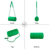 HAWEE Quilted Puffy Crossbody Bag for Women, Lightweight Water-Resistant Nylon Hobo Shoulder Purse Soft Fluffy Handbag for Daily Use - KAMO