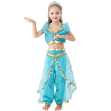 HAWEE Princess Costume for Girls Sequin Dress Up for Halloween Cosplay - KAMO