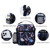 HAWEE Reusable Insulated Lunch Bag for Women - Portable Thermal Meal Tote with Adjustable Shoulder Strap & Bottle Pocket, Small Soft Cooler for Office, Work, Beach, Picnic & Travel