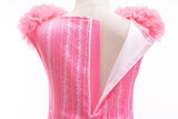 KAWELL Glinda Costume Dress Good Witch Cosplay Pink Pajamas Bubble Dress Halloween Costume - KAMO