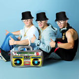 Hip Hop Costume Kit, 80s/ 90s Rapper Accessories, Hip Hop Punk Jewelry Set for Women/Men - KAMO