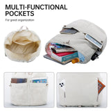 HAWEE Drawstring Backpack Sports Gym Bag Water Resistant String Bag Cinch Sackpack with Zipper Pocket for Shopping Sport Yoga - KAMO