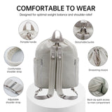 HAWEE Drawstring Backpack Sports Gym Bag Water Resistant String Bag Cinch Sackpack with Zipper Pocket for Shopping Sport Yoga - KAMO