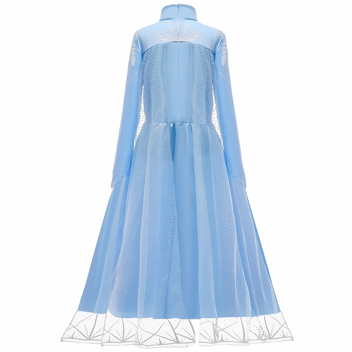 Frozen 2 Elsa Deluxe Princess Dress Costume for Girl Cosplay Christmas Party Dresses with Accessories - KAMO