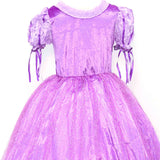 KAWELL 4t Princess Dress Costume Deluxe Party Christmas Fancy Dress Up for Girls - KAMO