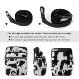 HAWEE Multifunction Phone Bag One Shoulder Phone Waist Bag Diagonal Cross Bag Smart Phone Case Outdoor Bag Triple Zip Hipster - KAMO