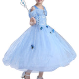 Girls Princess Dress Up Costume Halloween Fancy Dress - KAMO