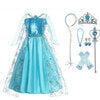 HAWEE Princess Dress Queen Costume Halloween Cosplay Dress up for Toddler Girls with Accessories - KAMO