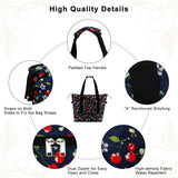 HAWEE Expandable Duffel Bag for Women with Trolley Sleeve and Wet Pocket Water Repellent Weekender Travel Tote Large Capacity Carry On Overnight Luggage for Gym/ Trip/ Camping/ Beach, Sunflower