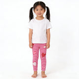 HAWEE Girls' Assorted Everyday Pull on Leggings, 4-Pack, Sizes 2T-7T - KAMO