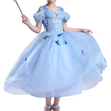 Girls Princess Dress Up Costume Halloween Fancy Dress - KAMO