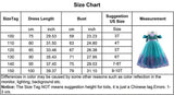 Little Mermaid Costume Ariel Dress for Girls Kids Birthday Party Halloween Cosplay Costumes 3-10 Years - KAMO