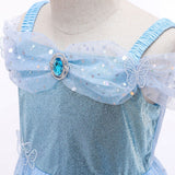 KAWELL Princess Dress Costume, Christmas Party Costume for Toddler Girls 2-11T - KAMO