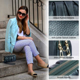 HAWEE Women's Wristlet Wallet Genuine Leather Double Zipper Casual Ruched Clutch Purse, Green