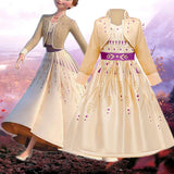KAWELL Girls Princess Costumes Halloween Cosplay Fancy Party Dress up 3-12 Years - KAMO