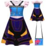 Girl Pop Singer Costume Demon Hunter Dress Dancer Dress Up Halloween Cosplay 3-14 Years - KAMO