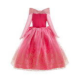 HAWEE Pink Princess Dress Party Toddler Girls Halloween Costume Deluxe Beauty Cosplay Outfit - KAMO
