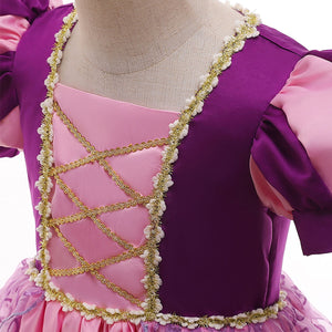 KAWELL Classic Rapunzel Princess Dress Up Costume - KAMO
