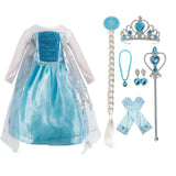 KAWELL Princess Dress Girl's Halloween Fancy-Dress Costume with Long Sleeve, Child 2T