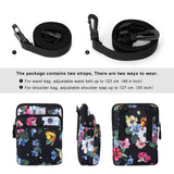HAWEE Multifunction Phone Bag One Shoulder Phone Waist Bag Diagonal Cross Bag Smart Phone Case Outdoor Bag Triple Zip Hipster - KAMO