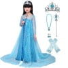 KAWELL Girls Princess Costume Birthday Party Christmas Halloween Fancy Dress up,Child 3T - KAMO