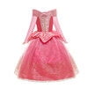 HAWEE Pink Princess Dress Party Toddler Girls Halloween Costume Deluxe Beauty Cosplay Outfit - KAMO