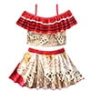 Girls Princess Moana Adventure Bathing Suit Tankini Swimsuit - KAMO