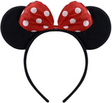 Minnie Costume Baby Girl Dress Mouse Ear Headband Polka Dot Dress - KAMO