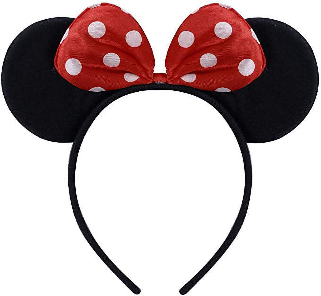 Minnie Costume Baby Girl Dress Mouse Ear Headband Polka Dot Dress - KAMO