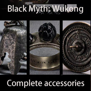 Wu Kong Four-Piece Set, Wukong Limited Edition Collector's Edition with Gift Box Set, 1:1 Scale Accessories, (PS5 Game Not Included) - KAMO