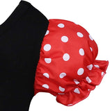 Minnie Costume Baby Girl Dress Mouse Ear Headband Polka Dot Dress - KAMO