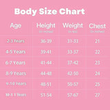 HAWEE Girls Unicorn Princess Dress Fancy Party Costume Dress up Wedding Birthday Party Gown for Age 2-11 Years Old - KAMO