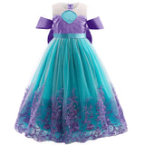 Princess Costume Dress for Girls Kids Birthday Party Halloween Cosplay Costumes 3-10 Years - KAMO
