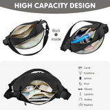 HAWEE Pure Colour Crossbody Bag Bum Bag for Women,Two Way Zipper Belt Bag with Adjustable Strap,Fashion Waist Packs for Traveling Workout - KAMO