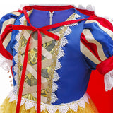KAWELL Deluxe Snow Costume Generic Dress Up for Girls Party - KAMO