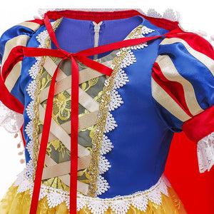 KAWELL Deluxe Snow Costume Generic Dress Up for Girls Party - KAMO